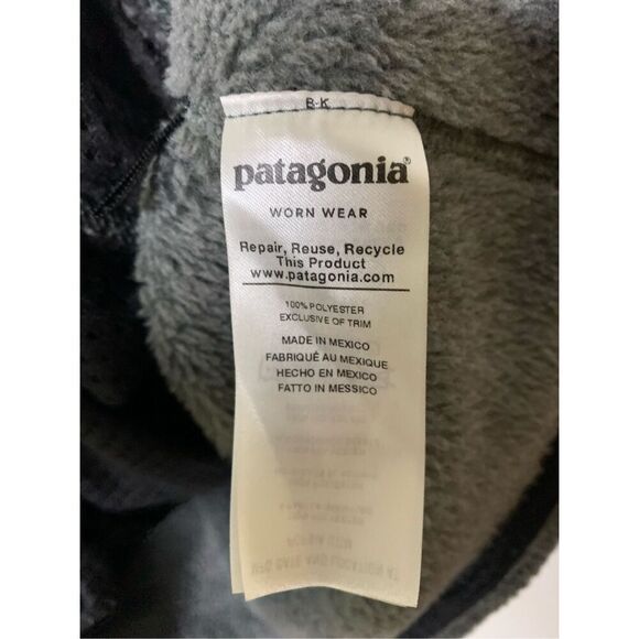 Patagonia Re-Tool Snap-T Fleece Pullover gray women's size large 25443 - Picture 5 of 6